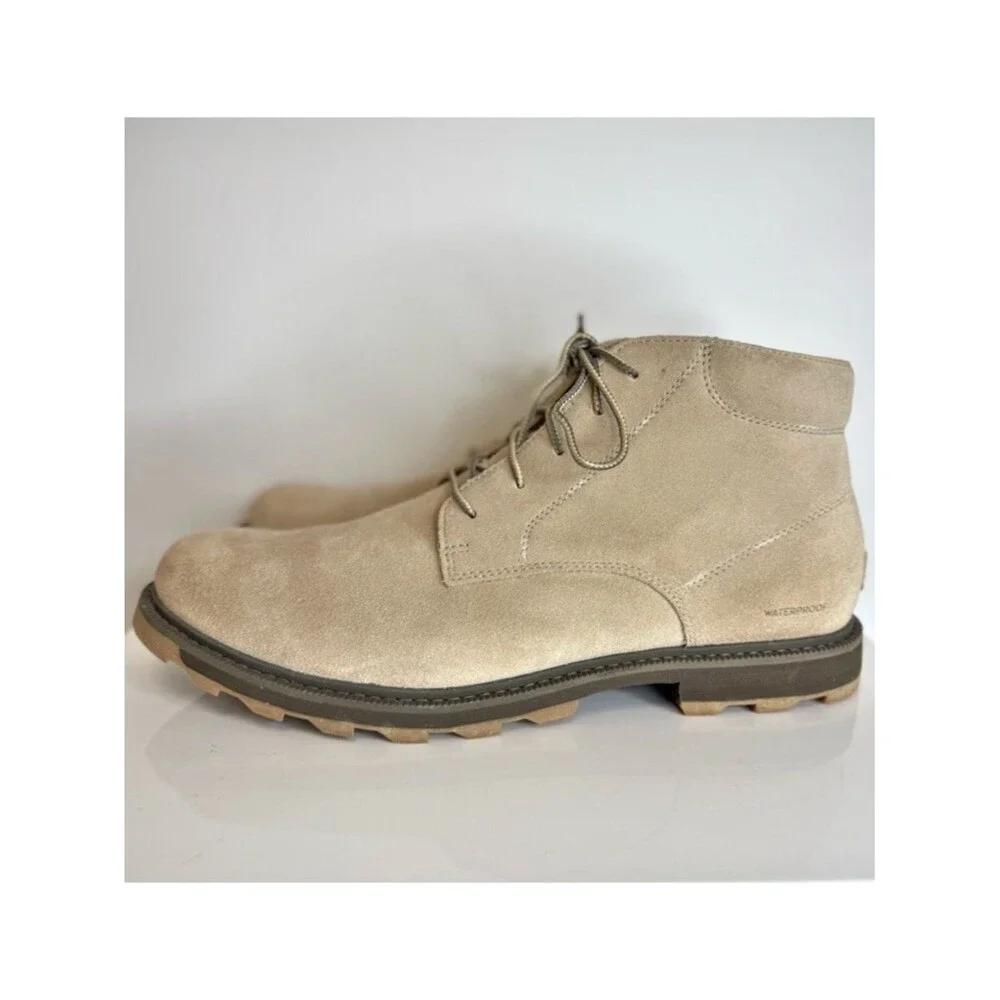 Sorel Madison II Chukka Boot Men’s Size 13 Sandy Tan Suede Casual Waterproof